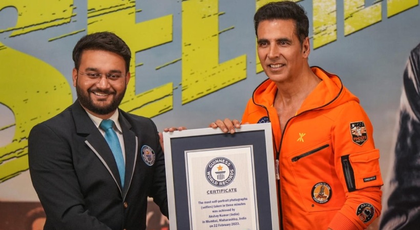 Akshay Kumar smashes world record
