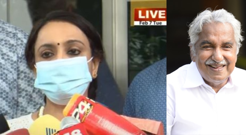 Dr. Manju Thampi, Oommen Chandy