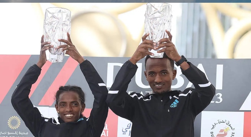 Ethiopia dominates in Dubai Marathon