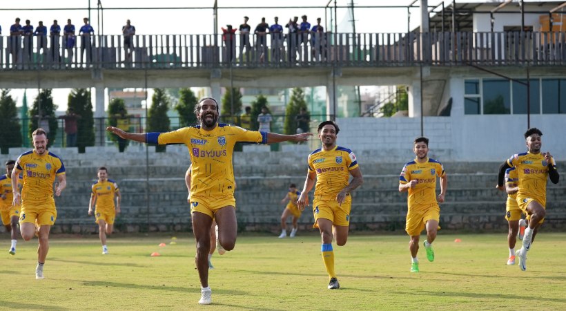 Kerala Blasters training
