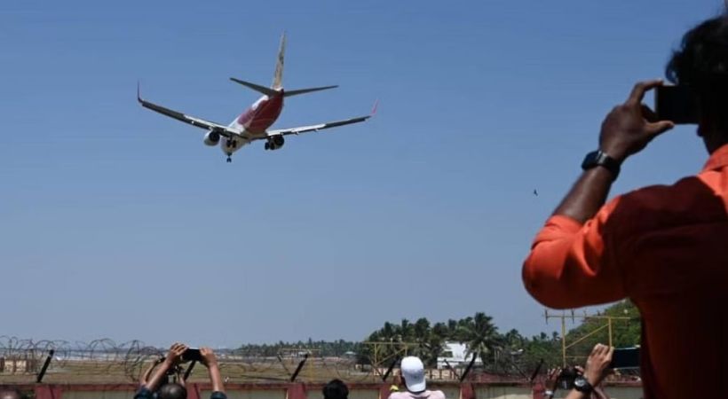 IX 385 flight flies after more than five hours of worries