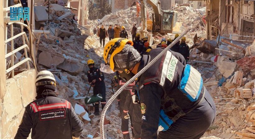 Saudi Disaster Response Force helps Turkey Syria earthquake