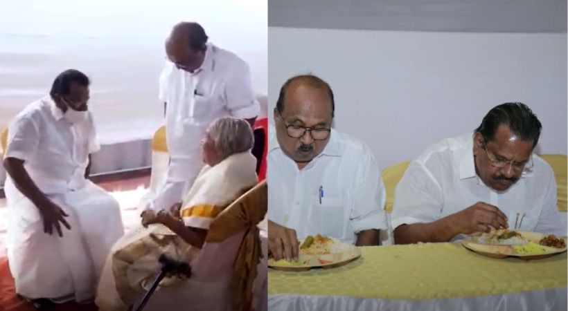 E P jayarajan visits nandakumar's residence