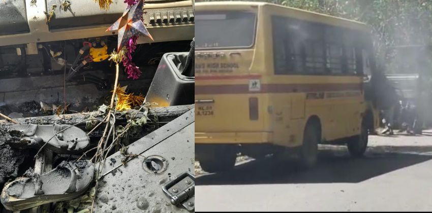 SCHOOL BUS FIRE