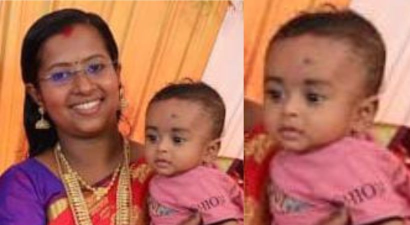 Train accident at Paravur Mother and baby died