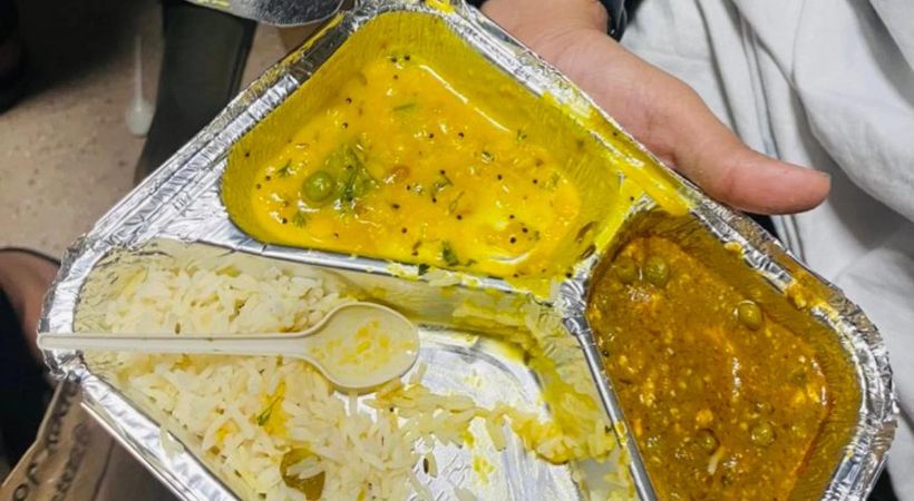 Woman tweets about poor quality food served on Indian trains