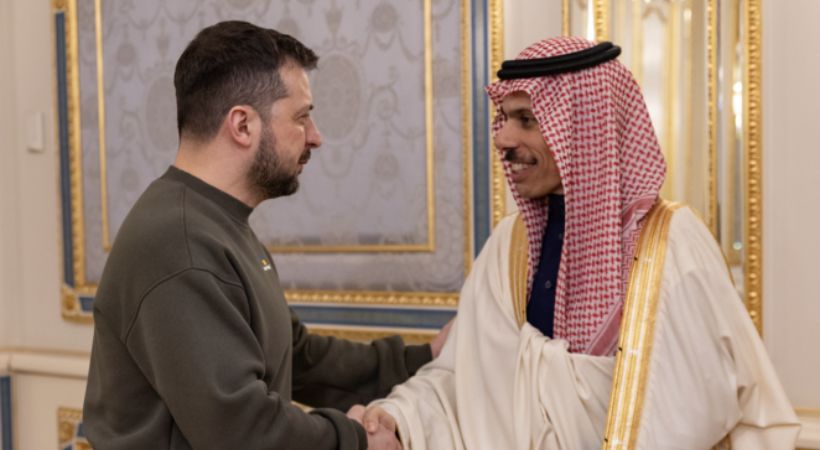 Saudi Arabia Ukraine sign $400m deals in Kyiv for aid