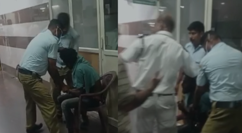 young man beaten up by security staff Thiruvananthapuram Medical College