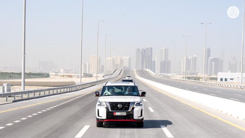 11km superhighway opens connecting key road abu dhabi