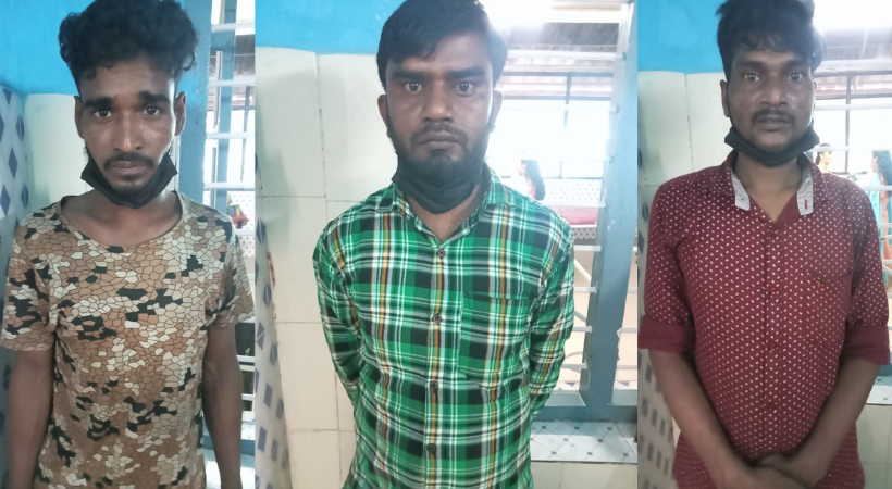 Three Assam natives arrested with brown sugar