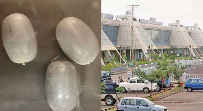 Gold smuggling youth was arrested