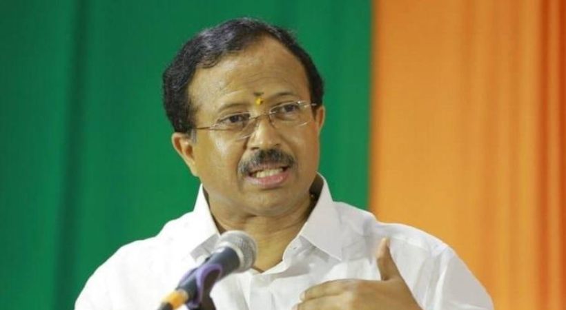 Attack on V. Muraleedharan's house bjp