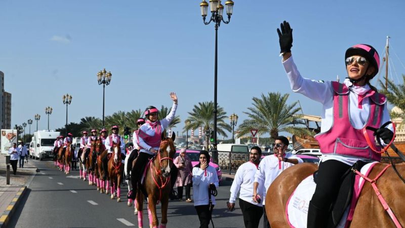 Cancer Awareness Pink Caravan ride UAE