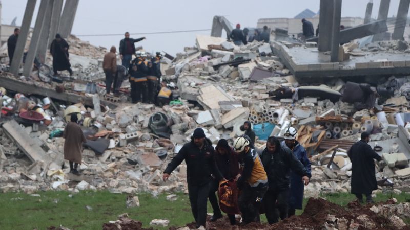 Earthquakes kill over 3500 people in Turkey Syria