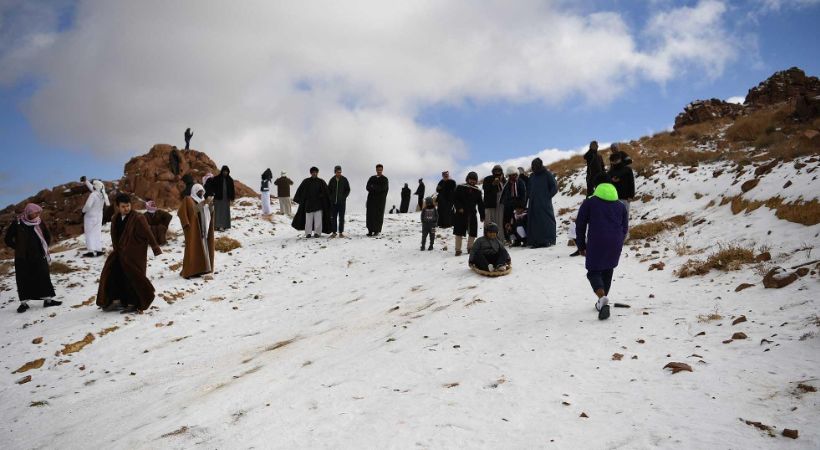 Extreme cold will continue in Saudi Arabia