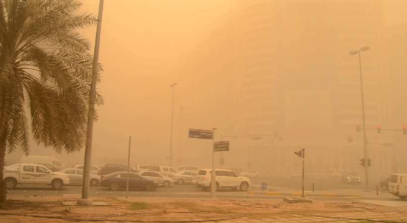 heavy wind and dust wind at uae