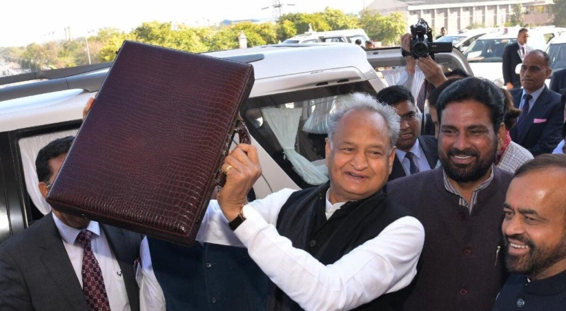 ashok gehlot budget bjp