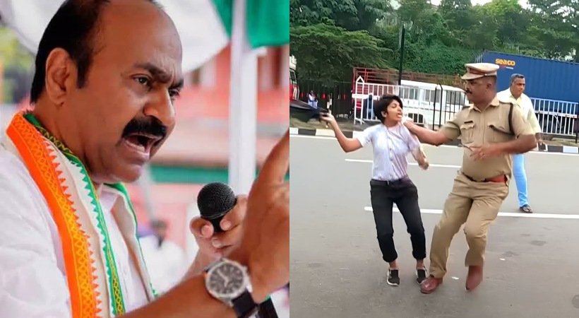 congress complaint against kerala police