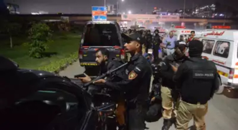 terrorist attack at karachi police station