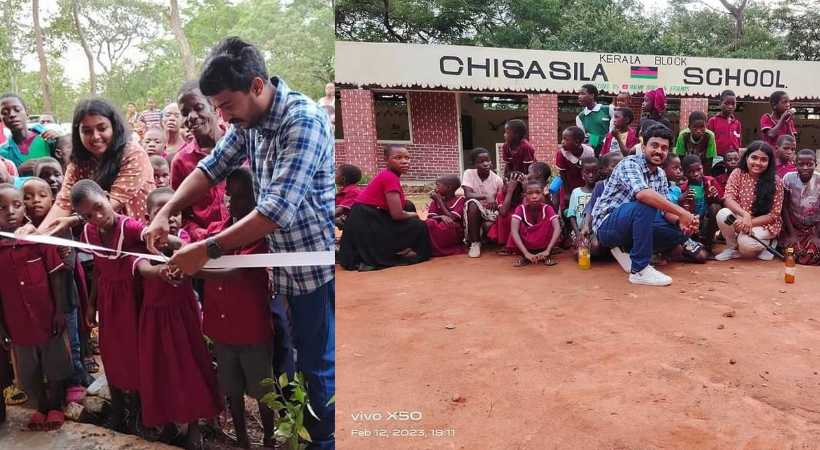 a Malayali couple built a school for the children