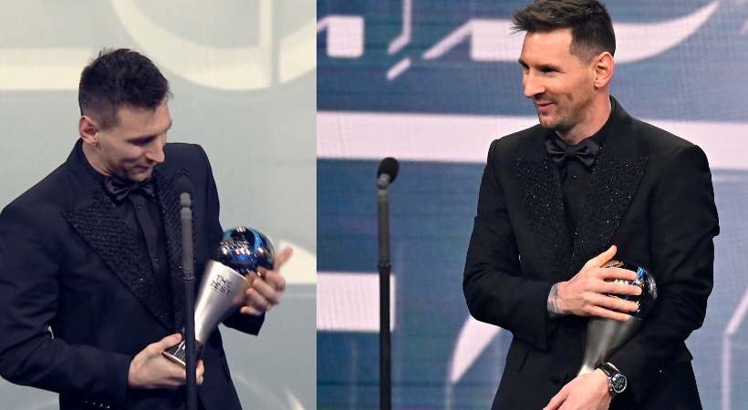 Lionel Messi was named FIFA player of the year