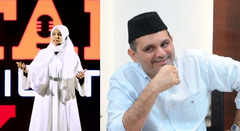 munavwarali shihab thangal shares daughter fatima nargis english speech viral video