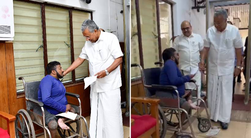pinarayi vijayan ordered to take action over Raheem's application for three-wheeler