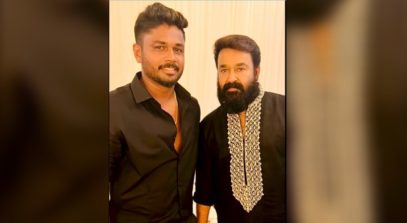 mohanlal sanju samson image
