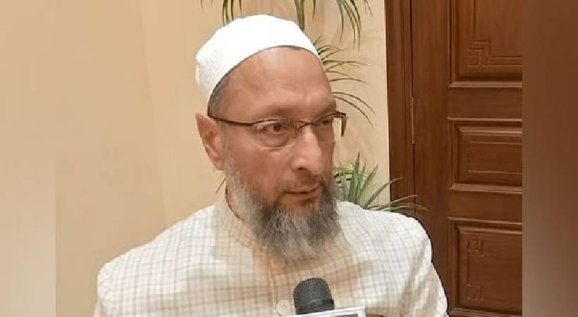 stone pelting against asaduddin owaisi residence