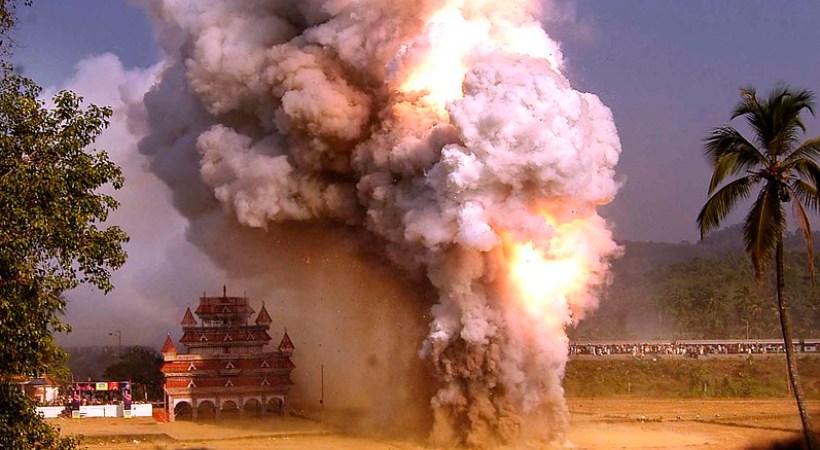 Approval for uthralikavu fireworks