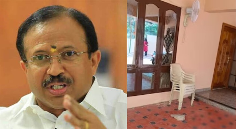 man who attacked minister v muraleedharan's house arrested