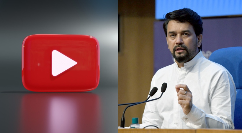 110 YouTube Channels Banned Since December 2021: Anurag Thakur