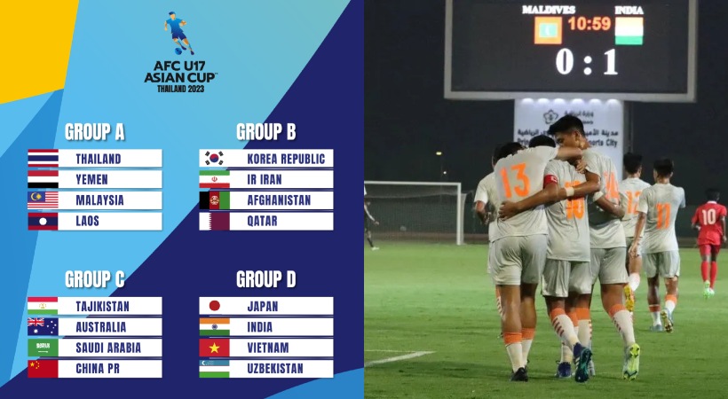 2023 AFC U17 Asian Cup draw and Indian u17 football team