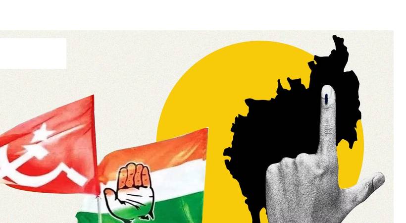 tripuram cpim congress ally leads