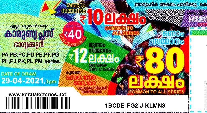 karunya plus lottery lucky draw today march 23