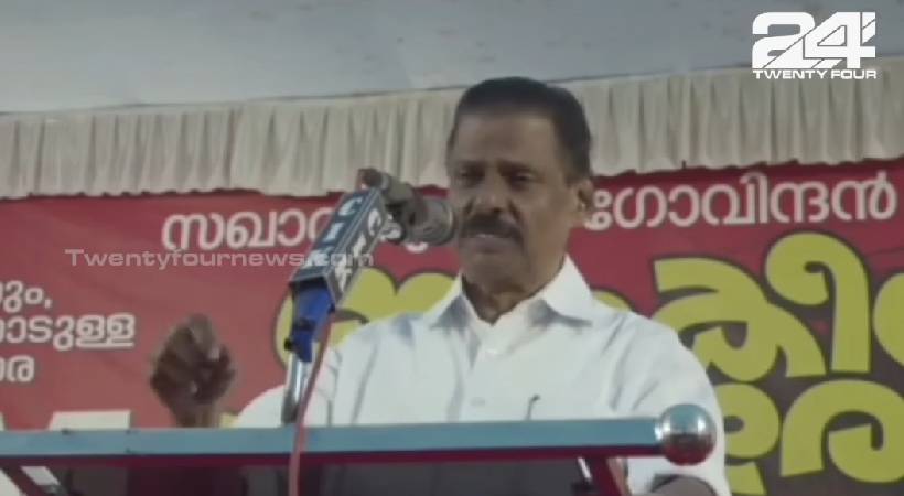 mv govindan scolds mic operator