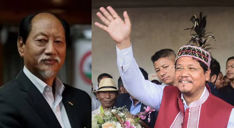 meghalaya nagaland ministry swearing in today