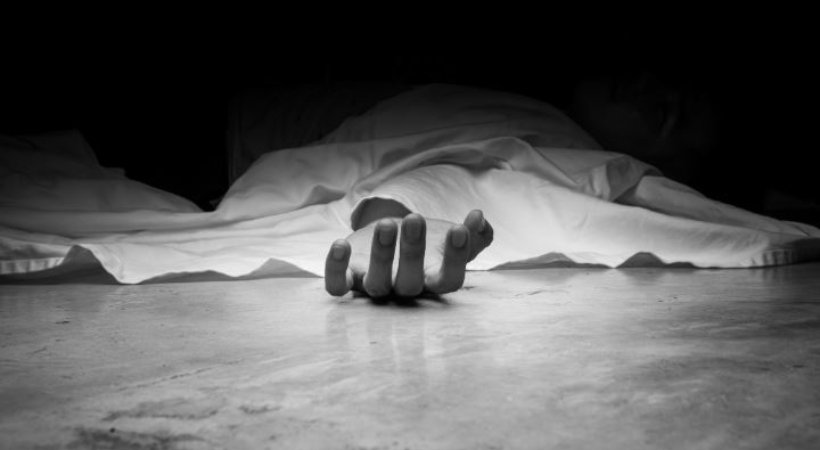 A woman's dead body found wrapped in cloths