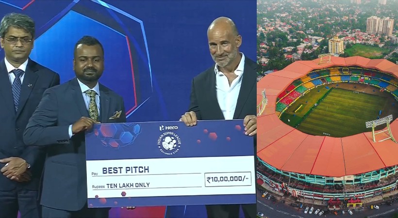 Kerala Blasters won ISL Best pitch award