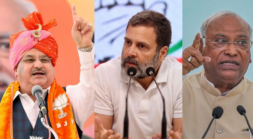 Congress Hits Back At Nadda's 'Anti-India Toolkit' Remark On Rahul