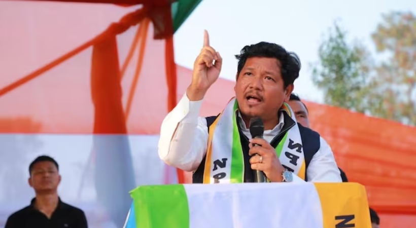 Conrad Sangma speaking