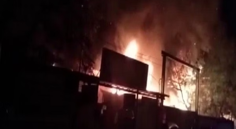 Fire breaks out at old spare parts godown in Madurai