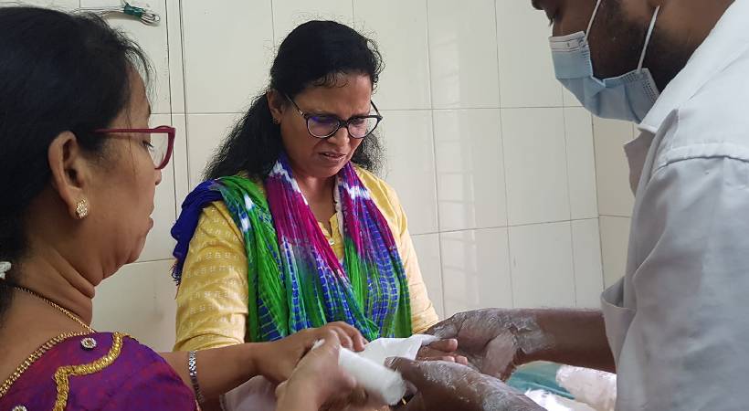 KK Rema MLA responded to abusive remarks over her injury