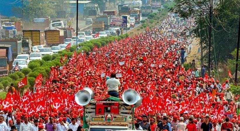 Kisan Long March file image