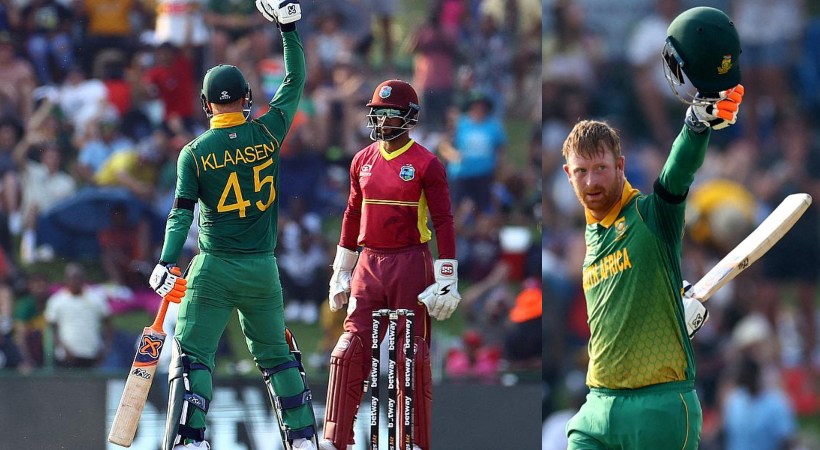 Klaasen clubs lightning hundred as South Africa beat West Indies