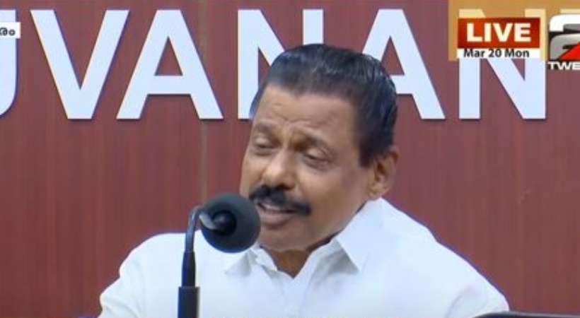 MV Govindan press conference