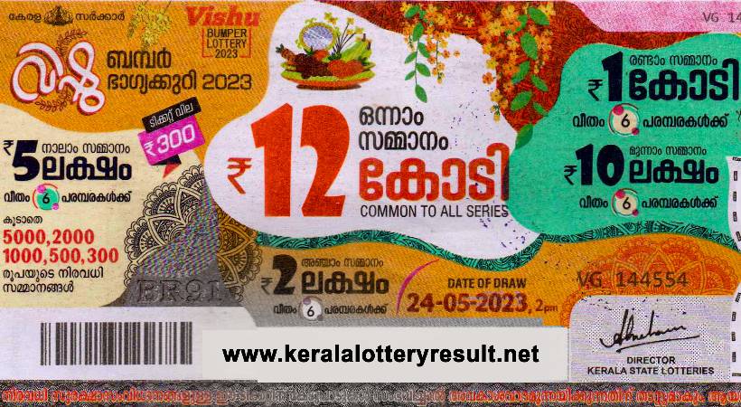 vishu bumper 2023 prize structure