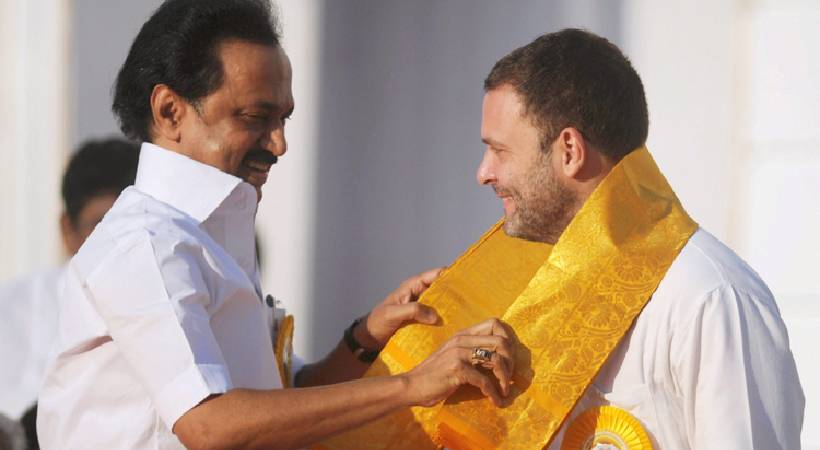 MK Stalin against Rahul Gandhi disqualification