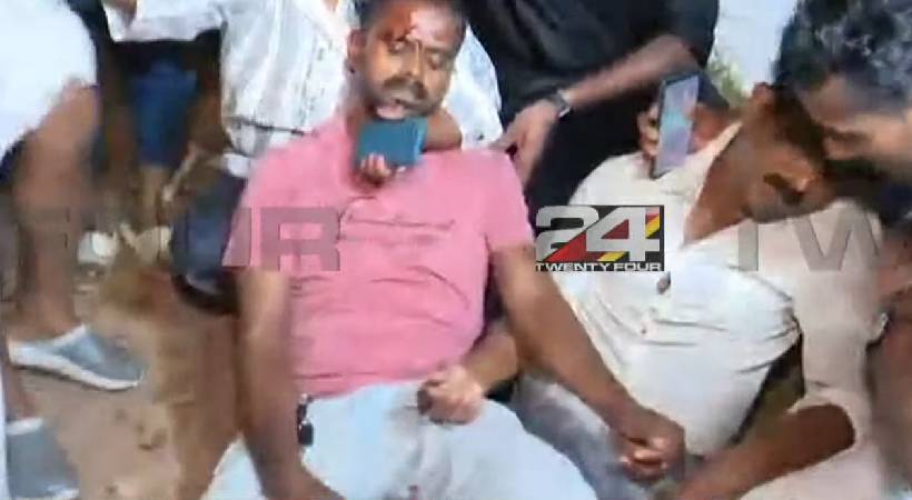 thiruvananthapuram congress protest turns violent