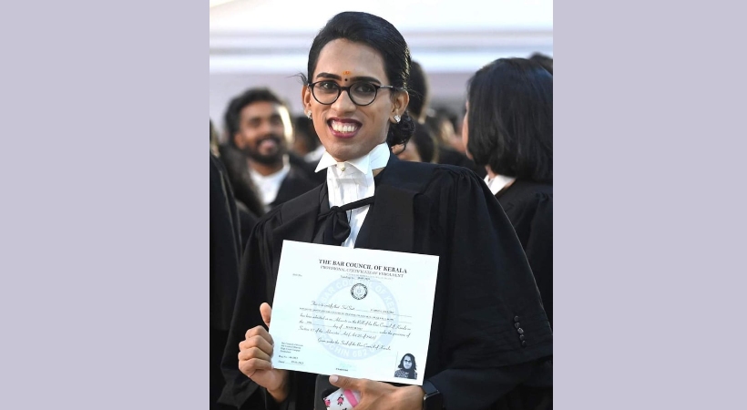 Kerala's first transgender lawyer Padmalakshmi